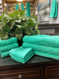 Mint Green Bath Towels