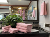 Baby Pink Bath Towels