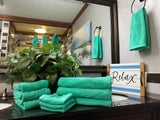 Mint Green Bath Towels