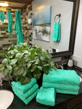 Mint Green Bath Towels