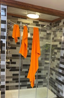 Light Orange Bath Towels