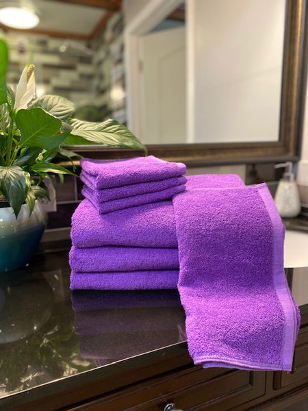 Purple Bath Towels