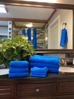 Royal Blue Bath Towels