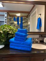 Royal Blue Bath Towels